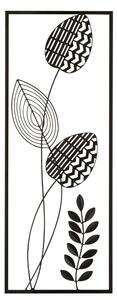 Deco perete Black Leaf 28,5/0,5/74,5 cm