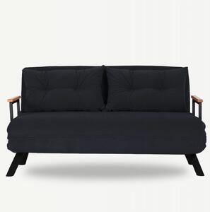Canapea extensibila ANA, cu 2 locuri, negru