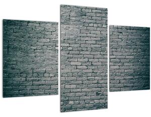 Tabloul cu perete din cărămidă (90x60 cm)