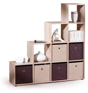 Biblioteca organizator Luini, sonoma, 139x33x144 cm