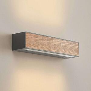 Arcchio - Miraz LED Aplica de Exterior Dark Grey/Dark Wood