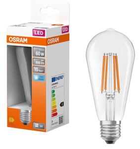 Bec LED CLASSIC FILAMENT E27/6,5W/230V 4000K - Osram