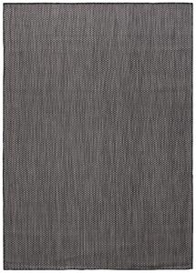 Covor Rhodos negru, 120/180 cm