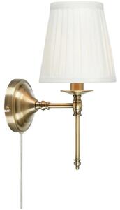 Markslöjd 108968 - Lampă de perete MANOR 1xE14/40W/230V albă/alamă