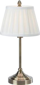 Markslöjd 108973 - Lampă de masă OXFORD 1xE14/40W/230V alb/alamă