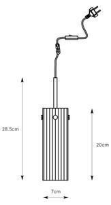 Markslöjd 109014 - Lustră suspendată pe cablu TIBIA 1xE14/40W/230V, finisaj alamă