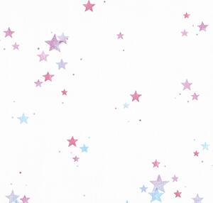 Tapet hartie cu stelute colorate Stars 10,05 x 0,53 m