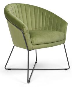 Fotoliu Felice verde deschis 85 /65/73 cm