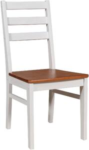 Set 2 scaune albe Horki 43/54/90 cm