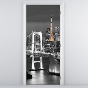 Fototapeta pentru ușă - podul din Tokio (95x205cm)