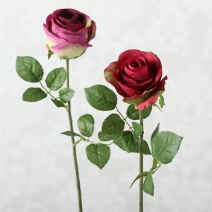 ​Trandafir artificial Pfingstrose rosu​ 66/8 cm