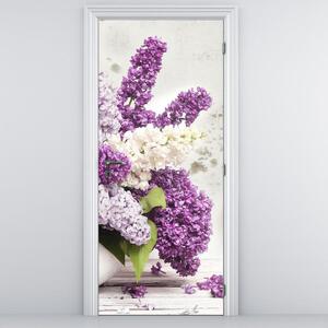 Fototapeta pentru ușă - flori (95x205cm)