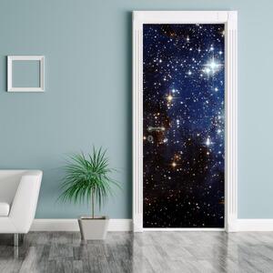 Fototapeta pentru ușă - cerul plin de stele (95x205cm)