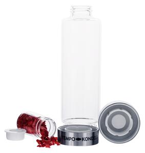 TEMPO-KONDELA CRYSTAL, flacon de sticlă cu jasp, 500 ml
