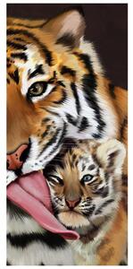 Fototapeta pentru ușă - tigrul (95x205cm)