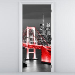 Fototapeta pentru ușă - pod din Tokio (95x205cm)
