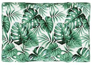 Pernă pentru paleți, verde, 120x80x12 cm, textil