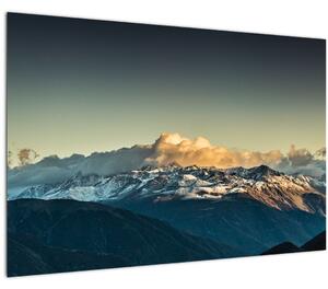 Tablou - vârfuri de munți (90x60 cm)