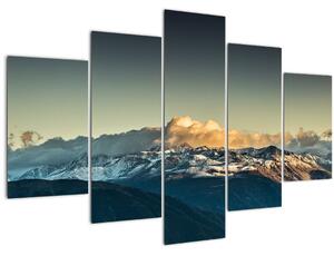 Tablou - vârfuri de munți (150x105 cm)