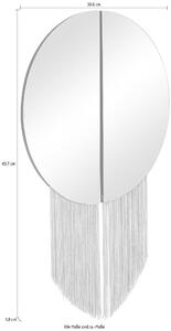 Oglinda cu franjuri decorative Franka 30,6/1,8/45,7 cm