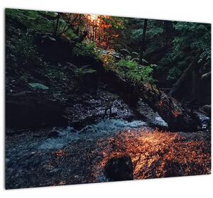 Tablou cu râu montan (70x50 cm)