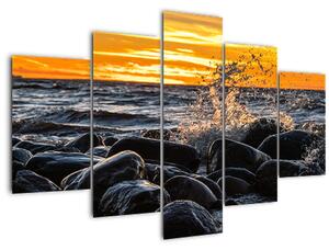 Tablou cu valurile mării (150x105 cm)