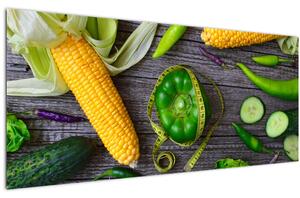 Tablou cu legume (120x50 cm)