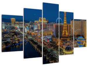 Tablou cu Las Vegas nocturn (150x105 cm)