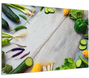 Tablou legumele (90x60 cm)