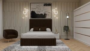 Dormitor Cairo Pat Tapitat Dressing 200x200 Alb