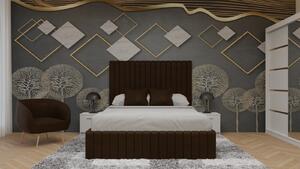 Dormitor Cairo Tapitat Dressing 250x200 3 Usi Cu Oglinda Alb