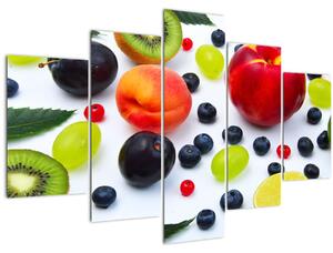 Tablou - fructe cu picături de apă (150x105 cm)