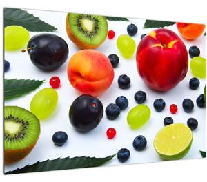 Tablou - fructe cu picături de apă (90x60 cm)