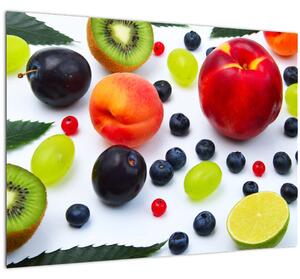 Tablou - fructe cu picături de apă (70x50 cm)