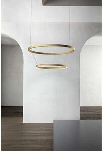 Luceplan - Compendium Circle LED Lustră Pendul Ø72 Brass
