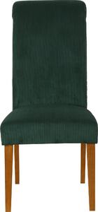 Set 2 scaune Fenris verzi 50/70/107 cm, catifea raiata