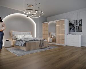 Dormitor Vista Tapitat Dressing 3 usi 250x200