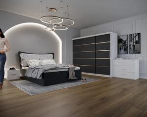 Dormitor Vista Tapitat Dressing 3 usi 250x200