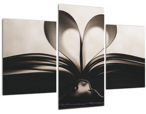 Tablou cu carte (90x60 cm)