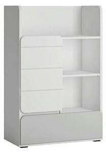 Comoda ALBI, alb, PAL laminat, 76x42x117 cm