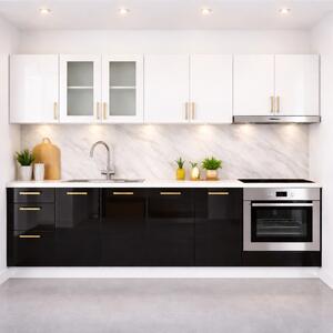 Bucatarie din Mdf lucios Maria 2.6 m
