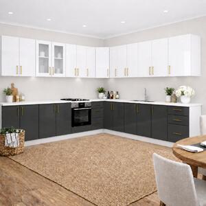 Bucatarie din Mdf lucios Gia 3.2 x 3.5m