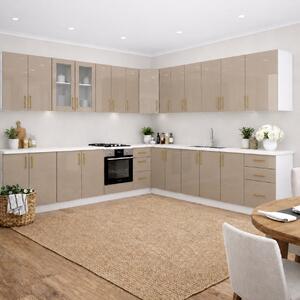 Bucatarie din Mdf lucios Gia 3.2 x 3.5m