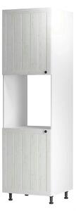 Dulap bucatarie PROVENCE D60P, alb, DTD laminat, 60x58x212 cm