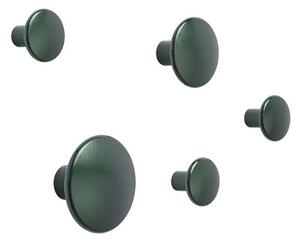 Muuto - Dots Metal Set Of 5 Dark Green Muuto