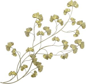 Decoratiune de perete Ginko aurie 93/5/134 cm