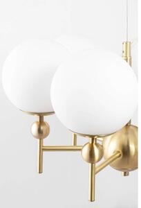 Globen Lighting - Astrid 50 Lustră Pendul Brushed Brass/White