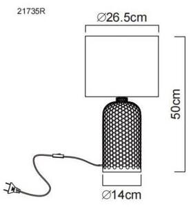 Globo Lighting Sofia veioză 1x60 W roșu 21735R