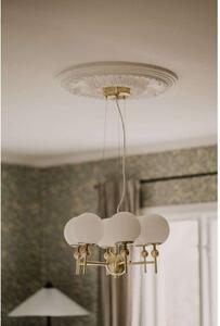 Globen Lighting - Astrid 50 Lustră Pendul Brushed Brass/White