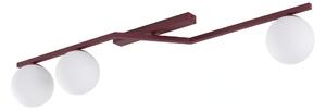 Emibig Naton lampă suspendată 3x8 W burgundia 1803/3